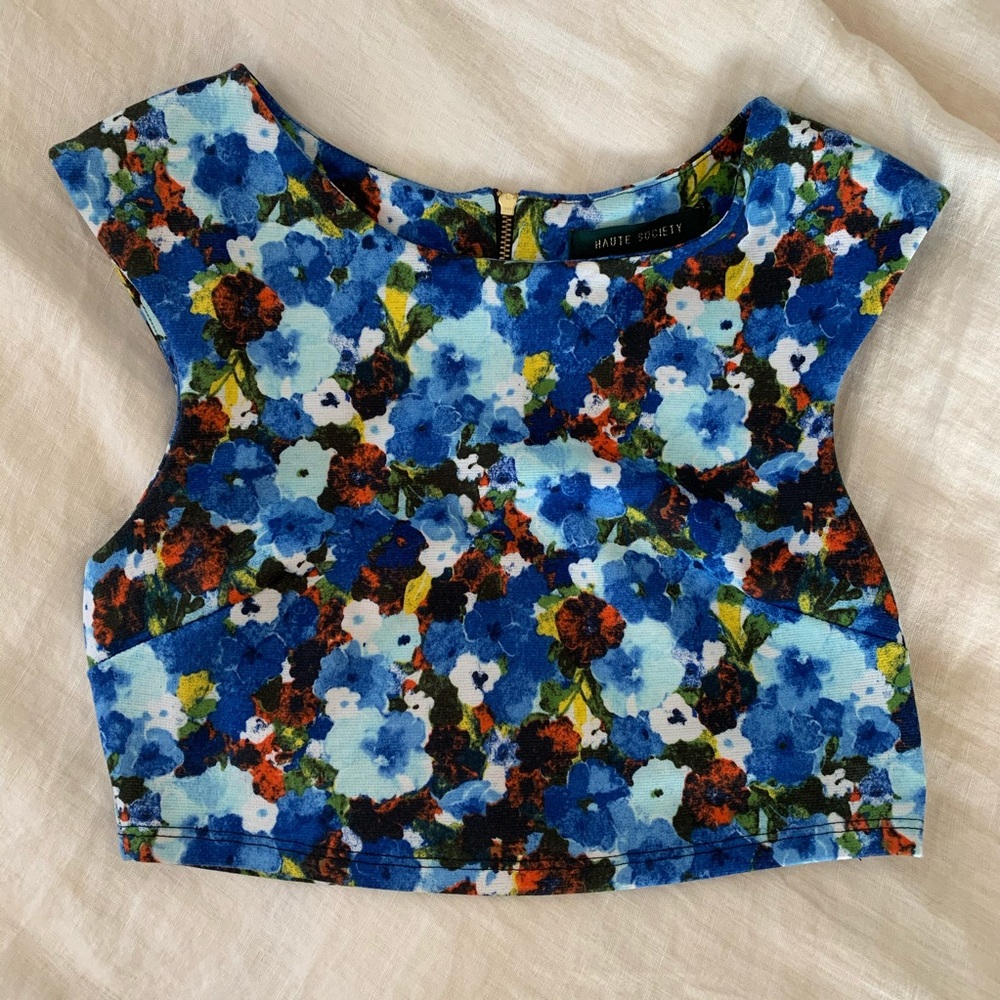 Floral Crop Top